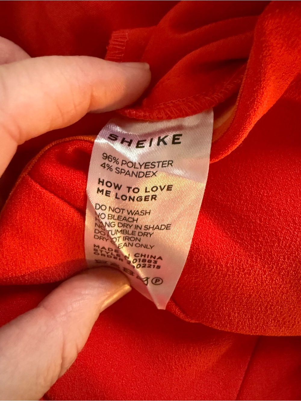 Sheike Strapless Red Jumpsuit - Picture 6 of 7